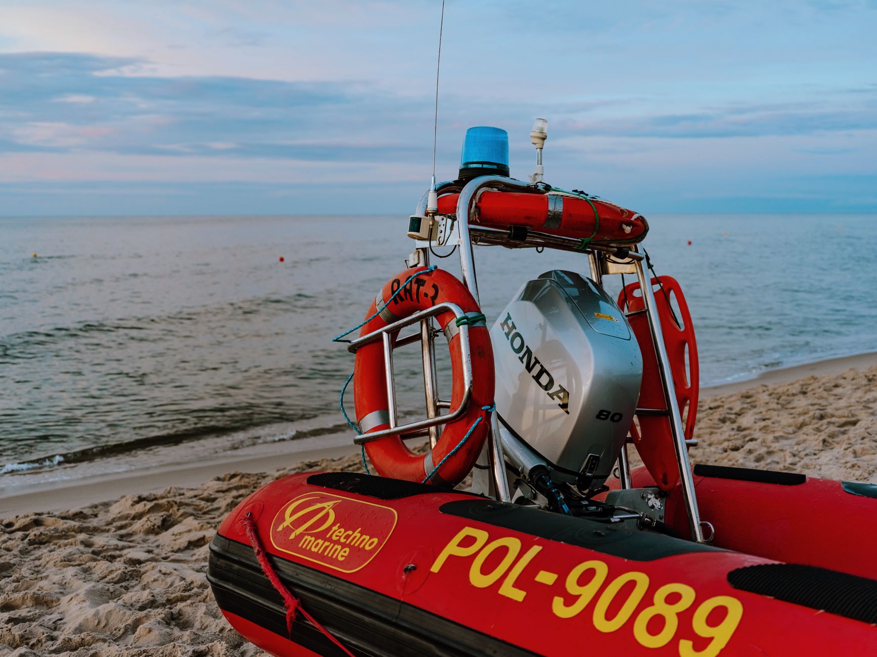 motorboat on beach